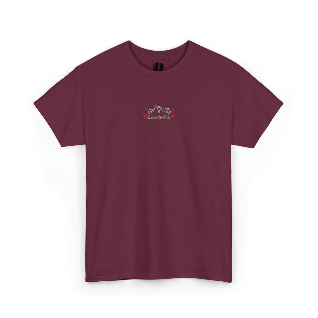 Born to Ride Embroidered Bike Tee