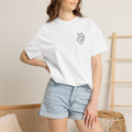Anatomical Heart Chest Tee — Minimalist Tattoo-Inspired Graphic T-Shirt