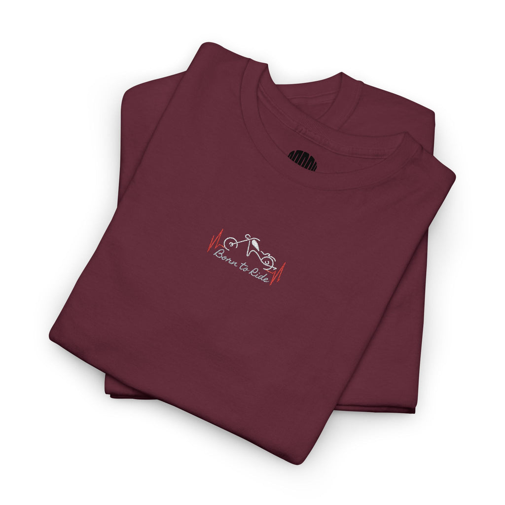 Born to Ride Embroidered Bike Tee