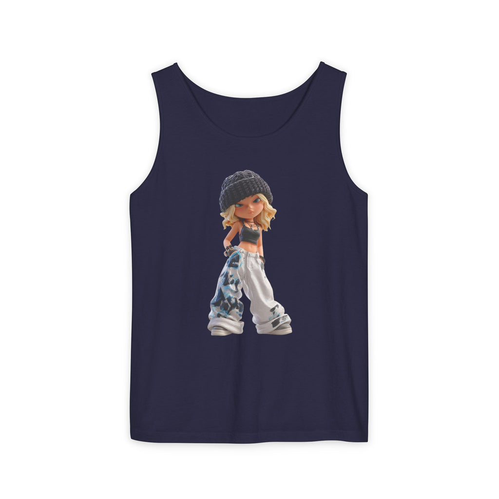 Tank Top — 'Touch Grass (I Did, It's Overrated)' Cute Streetwear Graphic