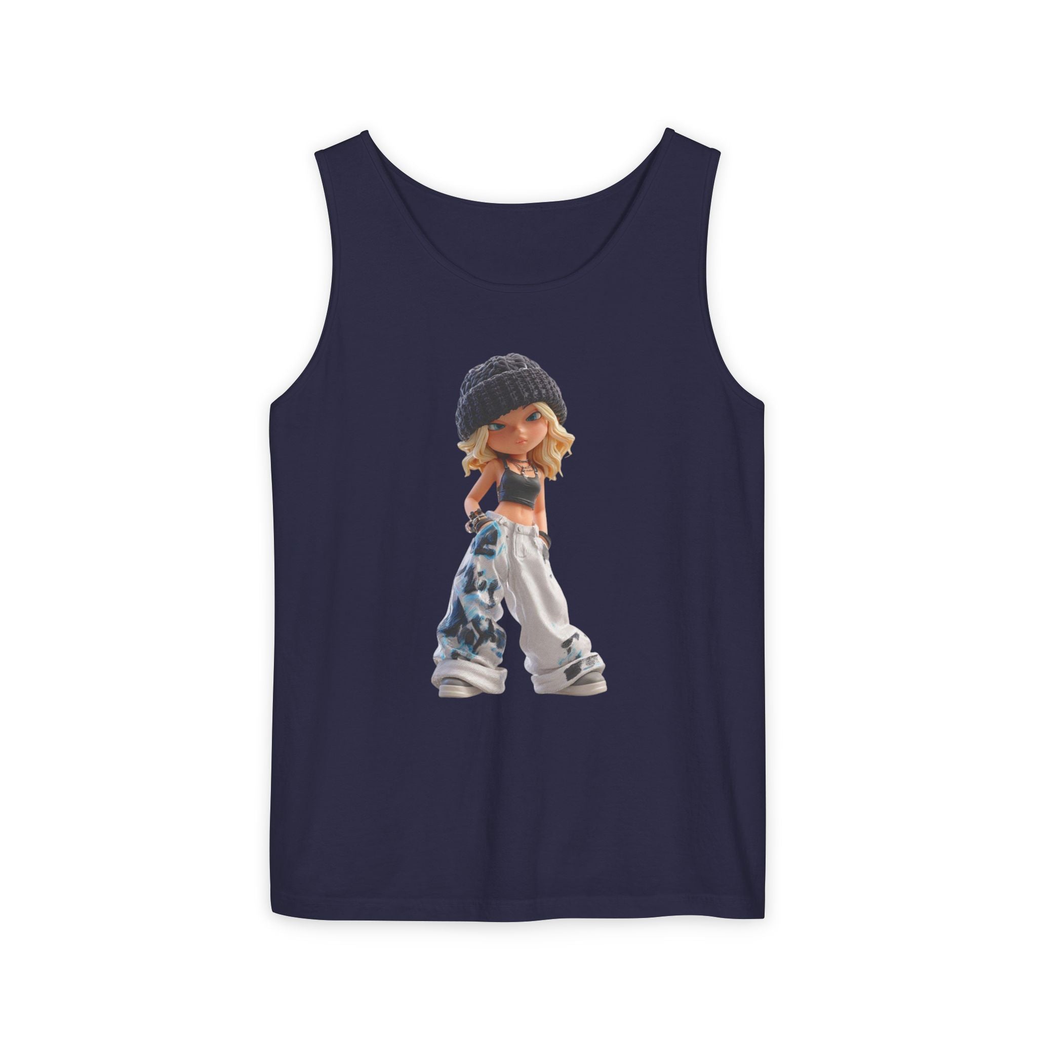 Tank Top — 'Touch Grass (I Did, It's Overrated)' Cute Streetwear Graphic