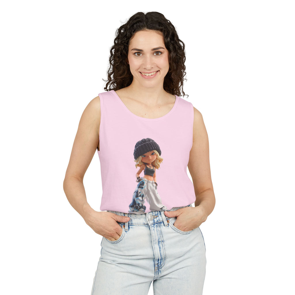 Tank Top — 'Touch Grass (I Did, It's Overrated)' Cute Streetwear Graphic