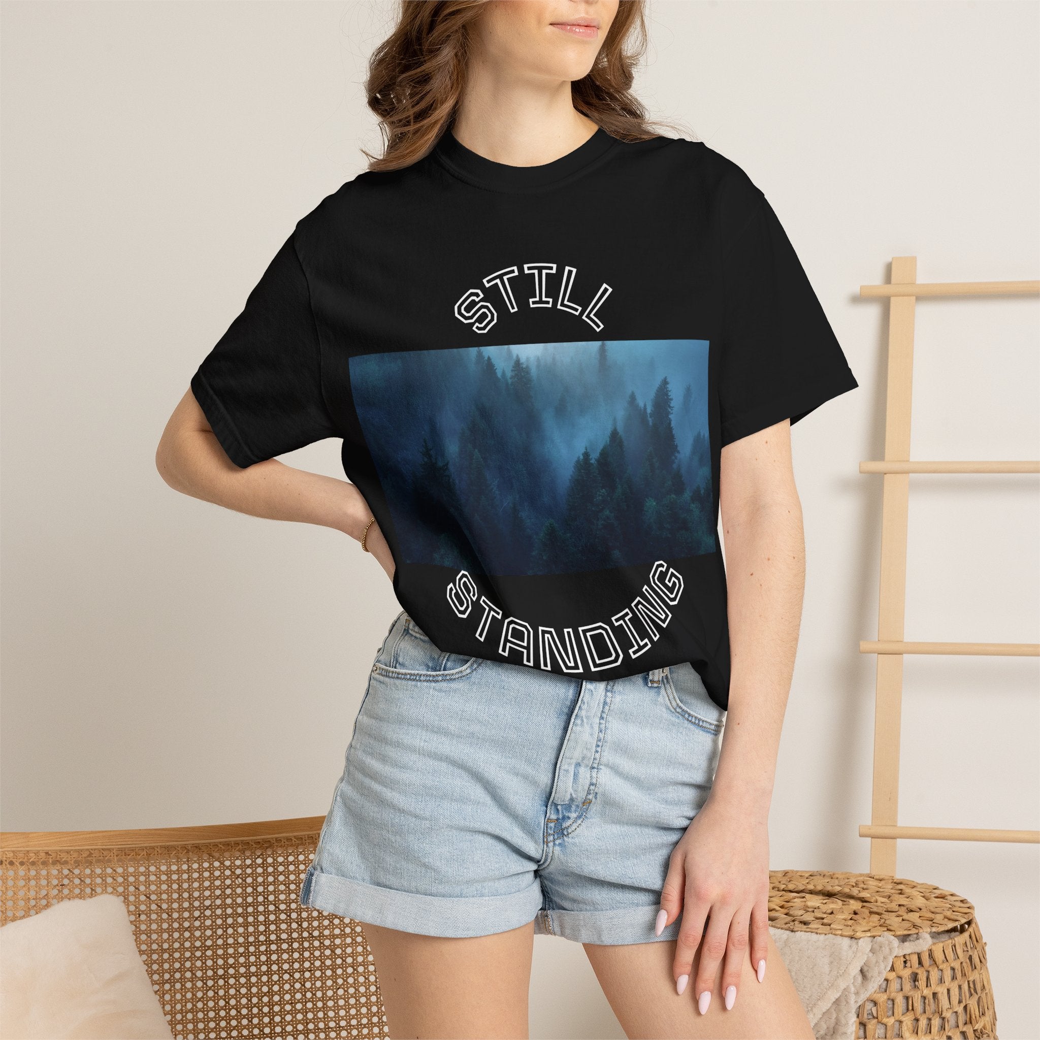 Lone Wolf Forest Photo T-Shirt