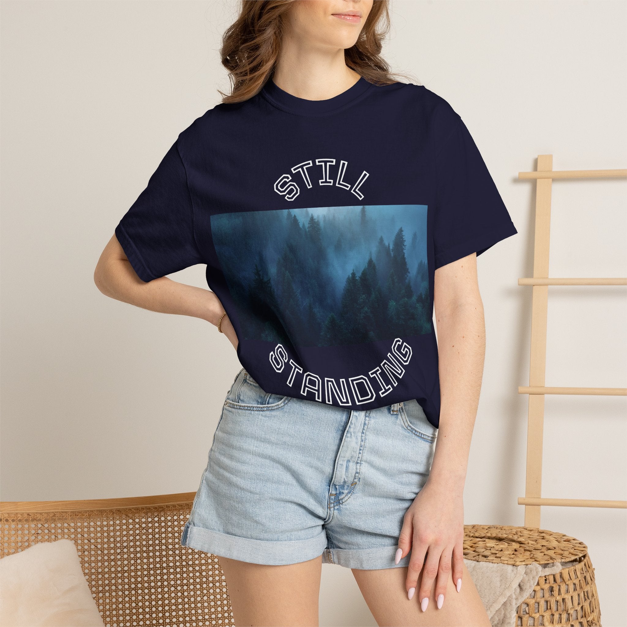 Lone Wolf Forest Photo T-Shirt