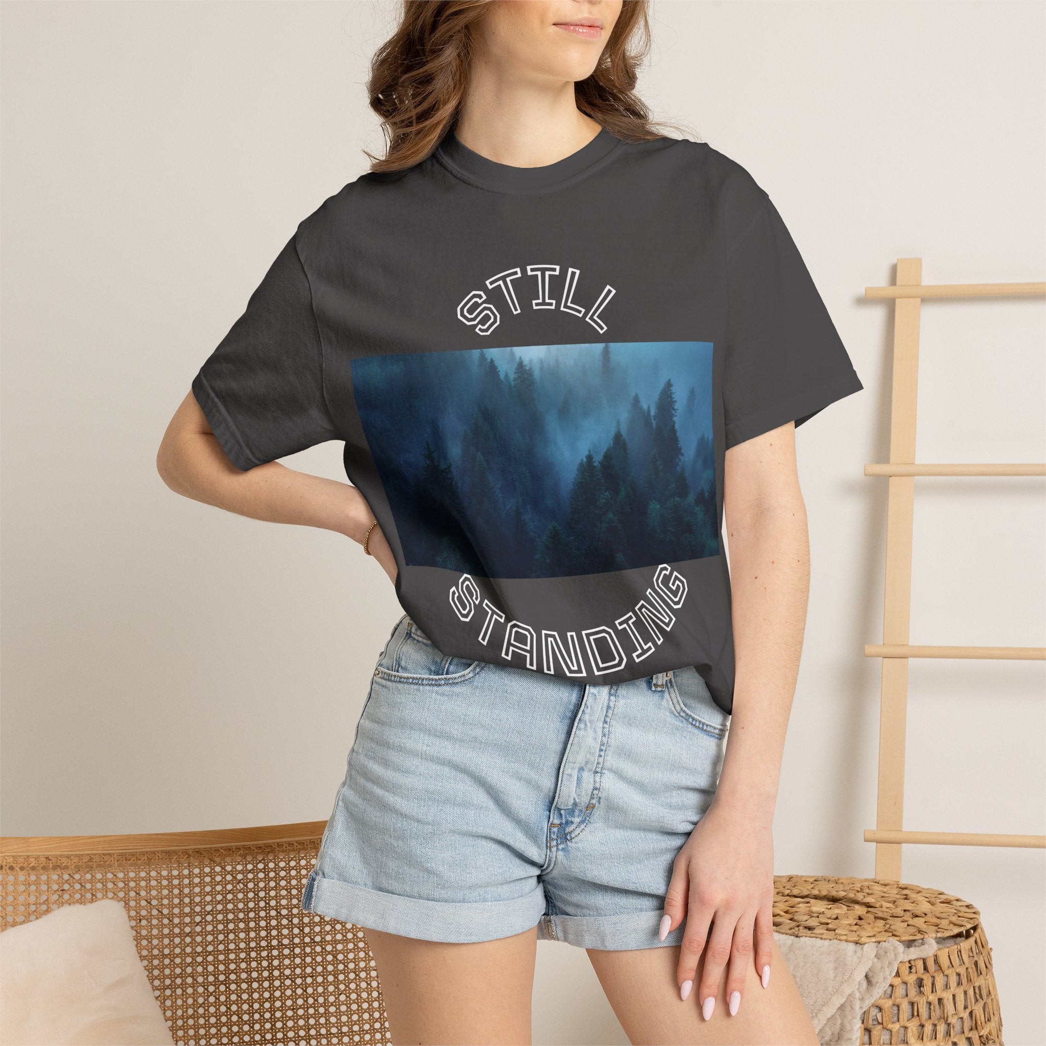 Lone Wolf Forest Photo T-Shirt