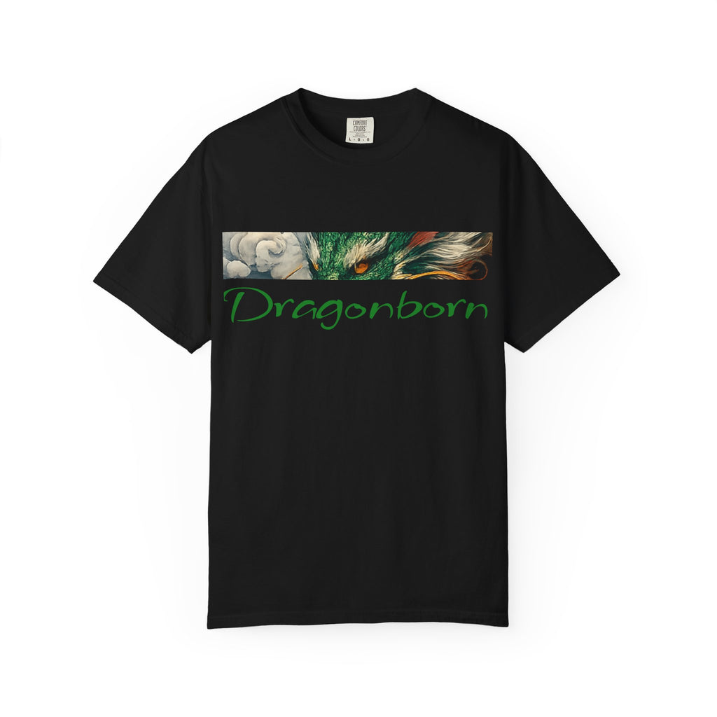Dragonborn Tee | Green Dragon Graphic | Poppywear